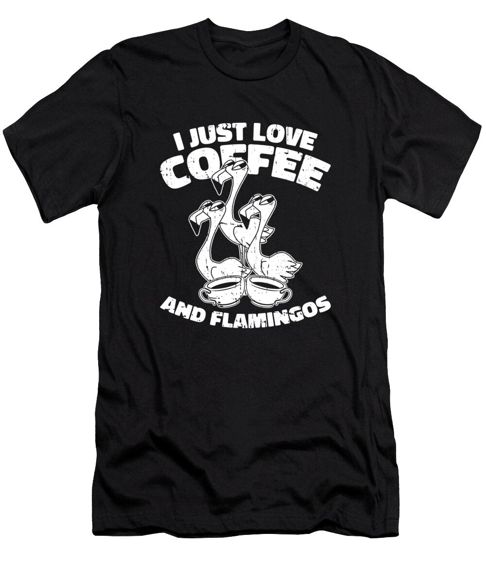 2 Coffee Flamingo Crazy Squirrel T-Shirt