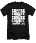 2 Coffee Roasting Barista Roaster Cafe Coffee Unicorn Crazy Squirrel T-Shirt