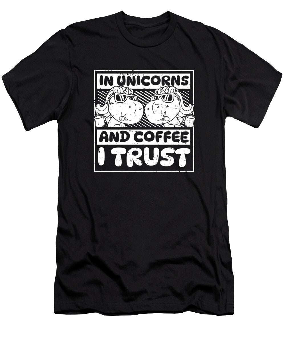 2 Coffee Roasting Roaster Barista Cafe Coffee Unicorn Crazy Squirrel T-Shirt