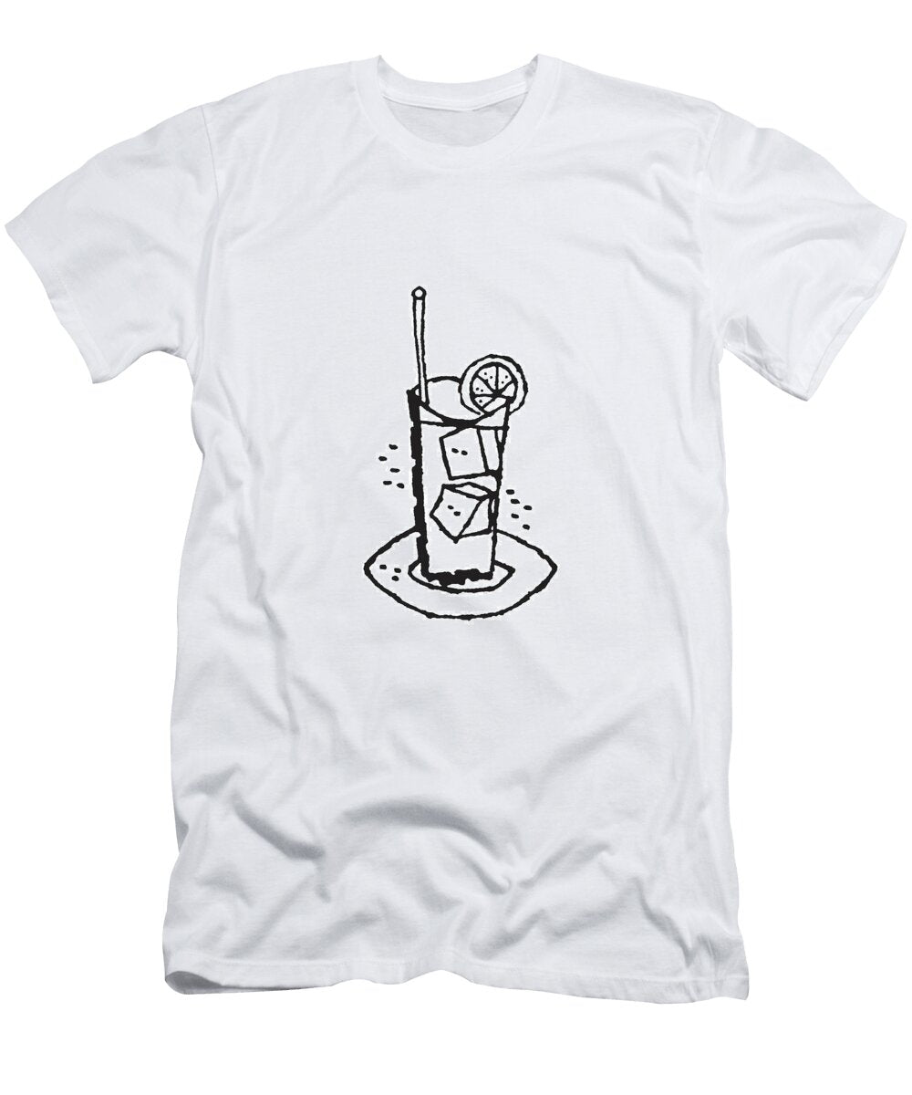 2 Cold Beverage on Ice with Lemon Csa Images T-Shirt