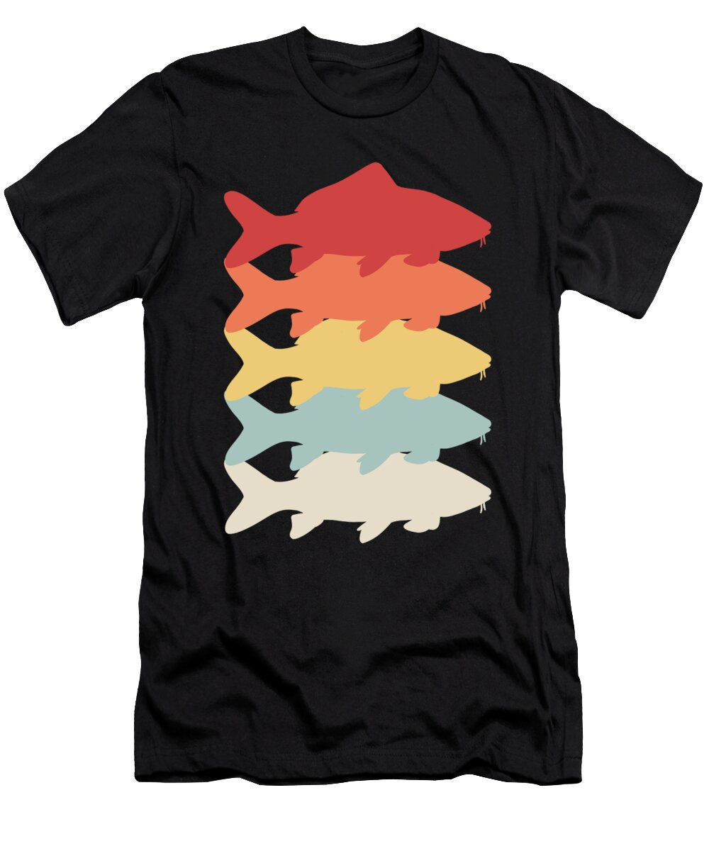 2 Common Carp Fishing Vintage Freshwater Fish Gift Muc Designs T-Shirt