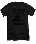 2 Cool Truckers Wife Gift for Women Funny Truck Driver Girl Julien T-Shirt