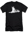 2 Cute Siberian Huskies Lover Gift Siberian Husky Eq Designs T-Shirt