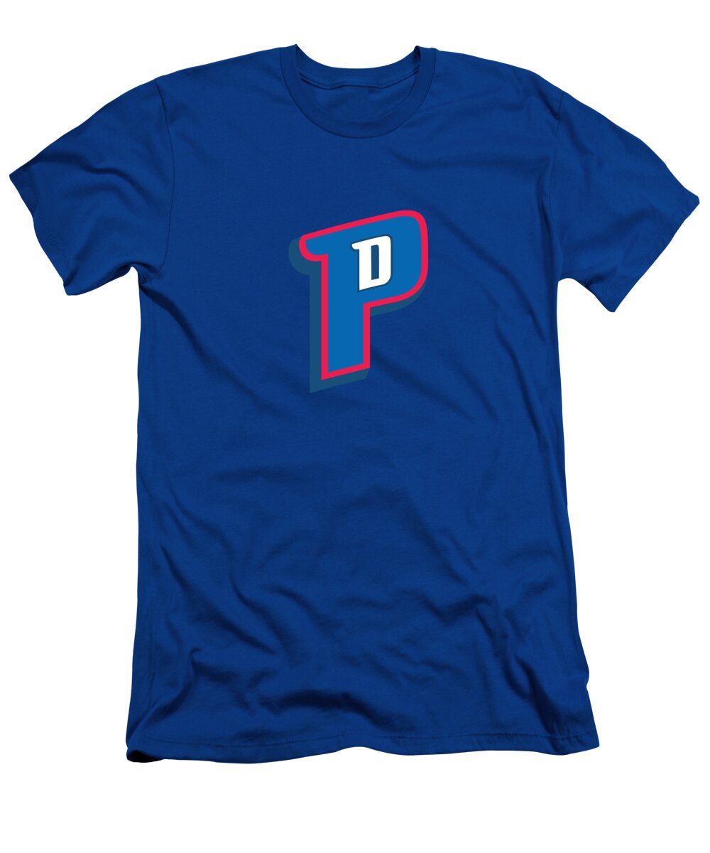 2 Detroit Pistons Basketball Team Logo Jones Dvm Nathaniel T-Shirt