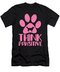 2 Dog Lover Think Pawsitive Poodle Dog Toms Store T-Shirt