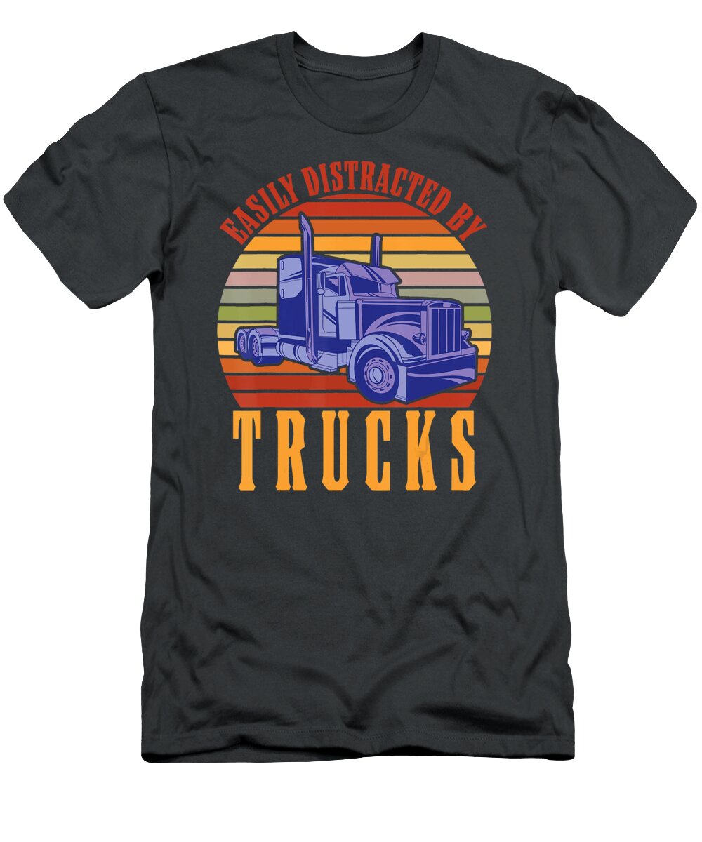 2 Easily Distracted By Trucks Anh Nguyen T-Shirt