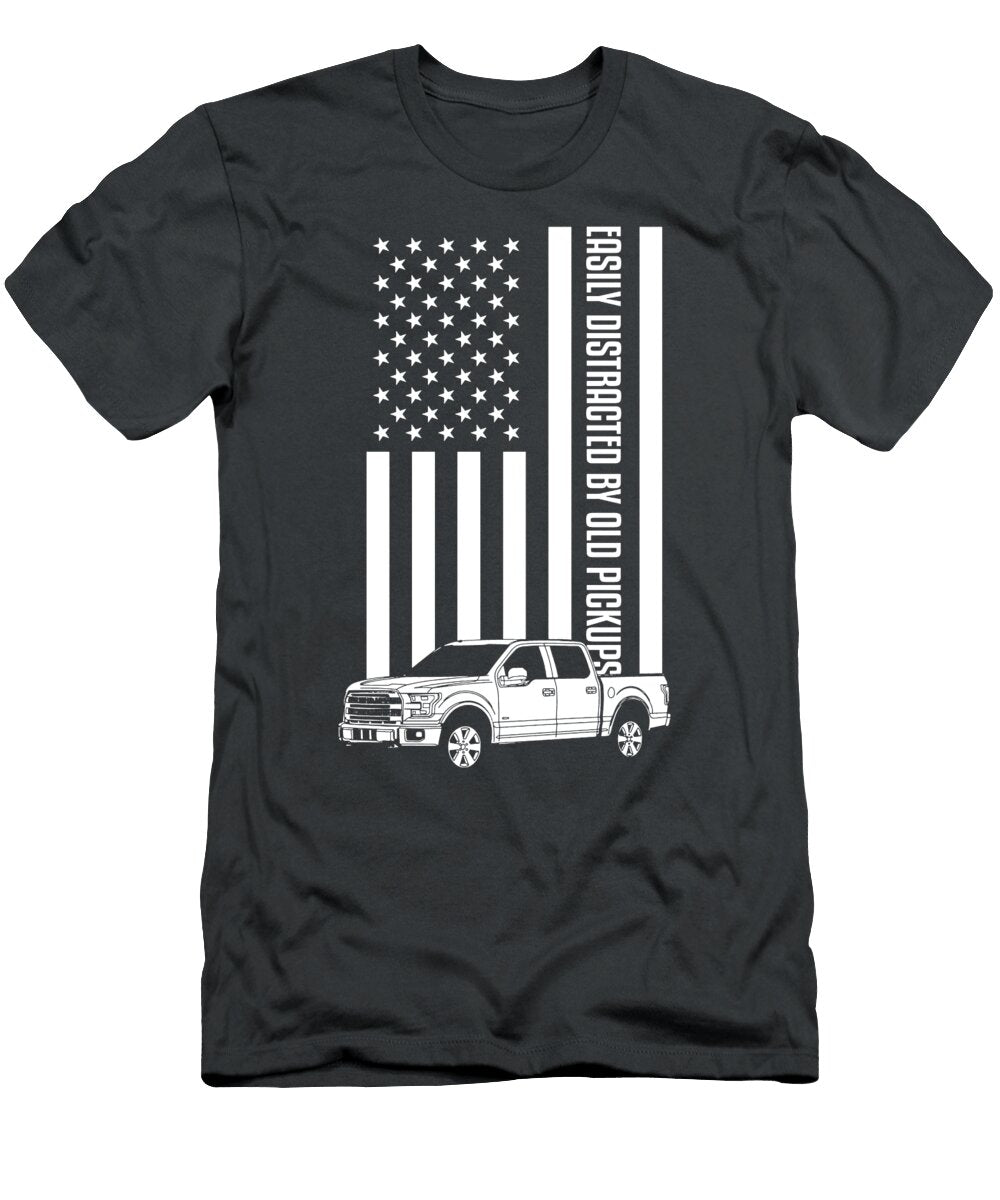 2 Easyly Distracted Old Pickup Trucks Anh Nguyen T-Shirt