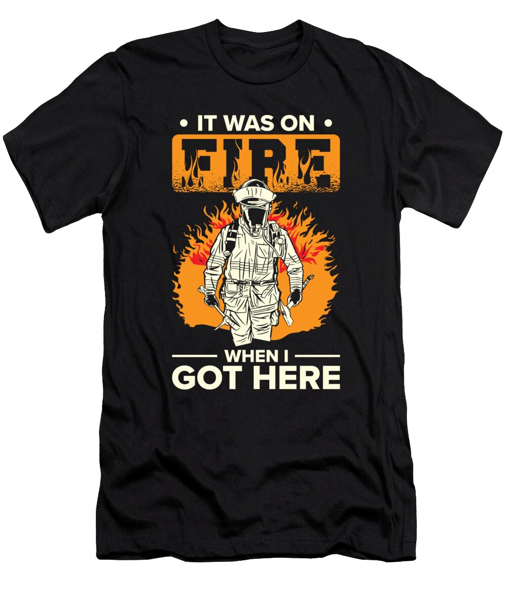 2 Firefighter Fire Pun Firefighting Rescue Toms Store T-Shirt