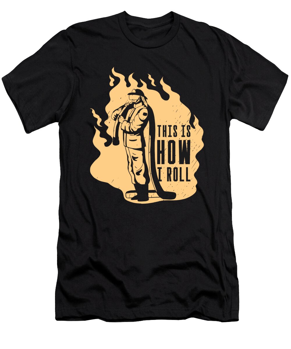 2 Firefighter Hose Firefighting Rescuer Toms Store T-Shirt