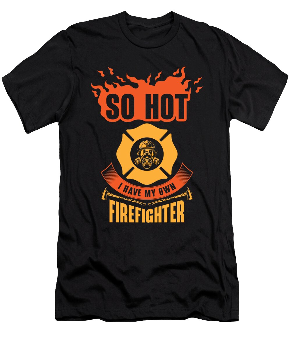 2 Firefighter Hot Woman Fire Department Toms Store T-Shirt