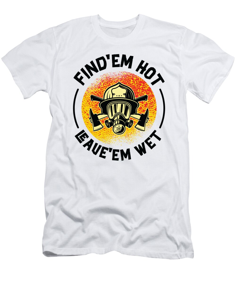 2 Firefighter Rescuer Helmet Firefighting Toms Store T-Shirt