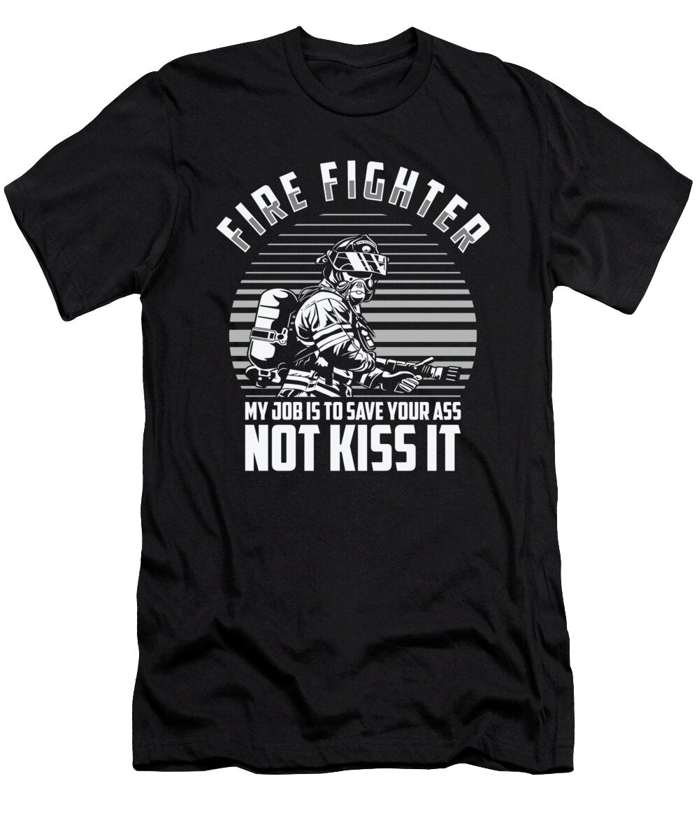 2 Fireman Saving People Firefighter Danger Toms Store T-Shirt