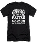2 Funny Coffee Roasting Barista Cafe Roaster in My Defense Crazy Squirrel T-Shirt