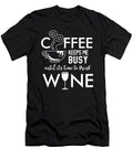 2 Funny Coffee Shop Wine Glass Vineyard Barista Gift Muc Designs T-Shirt