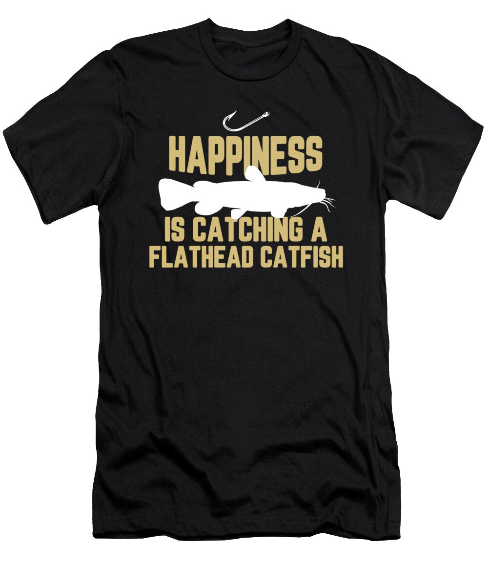 2 Funny Flathead Catfish Fishing Freshwater Fish Gift Muc Designs T-Shirt