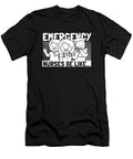 2 Funny Nursing Hospital Caretaker Emergency Nurse Crazy Squirrel T-Shirt