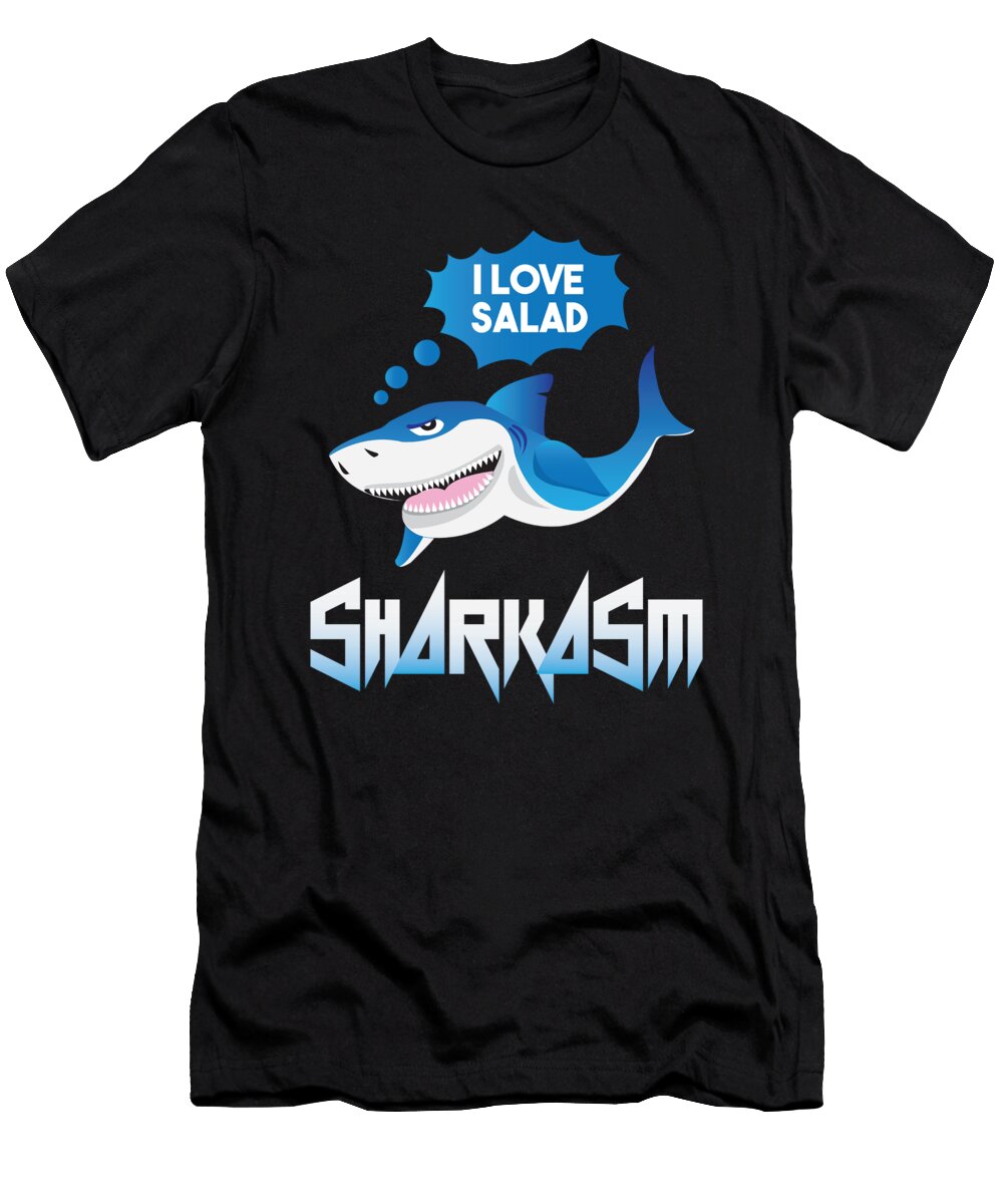 2 Funny Shark Love Sharks Sea Gift Teequeen2603 T-Shirt