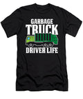 2 Funny Truck Driver Trucker Trucking Rig Garbage Truck Crazy Squirrel T-Shirt