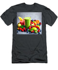 2 Healthy Smoothie with Fresh Fruits Generative Ai Illustration Miroslav Nemecek T-Shirt