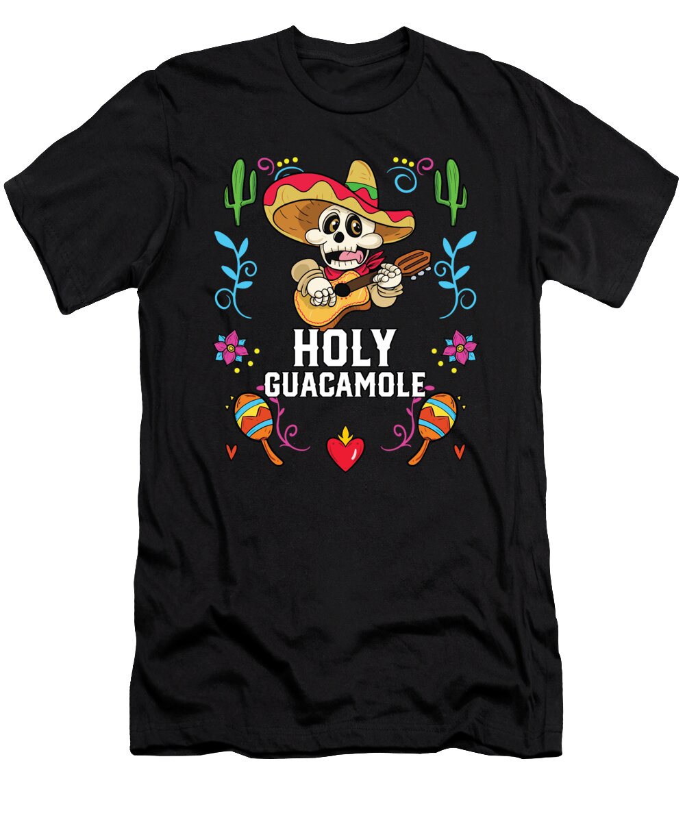 2 Holy Guacamole Lover Avocado Vegetarian Guac Dip Maximus Designs T-Shirt