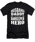 2 Husband Daddy Barkeeper Hero Steven Zimmer T-Shirt