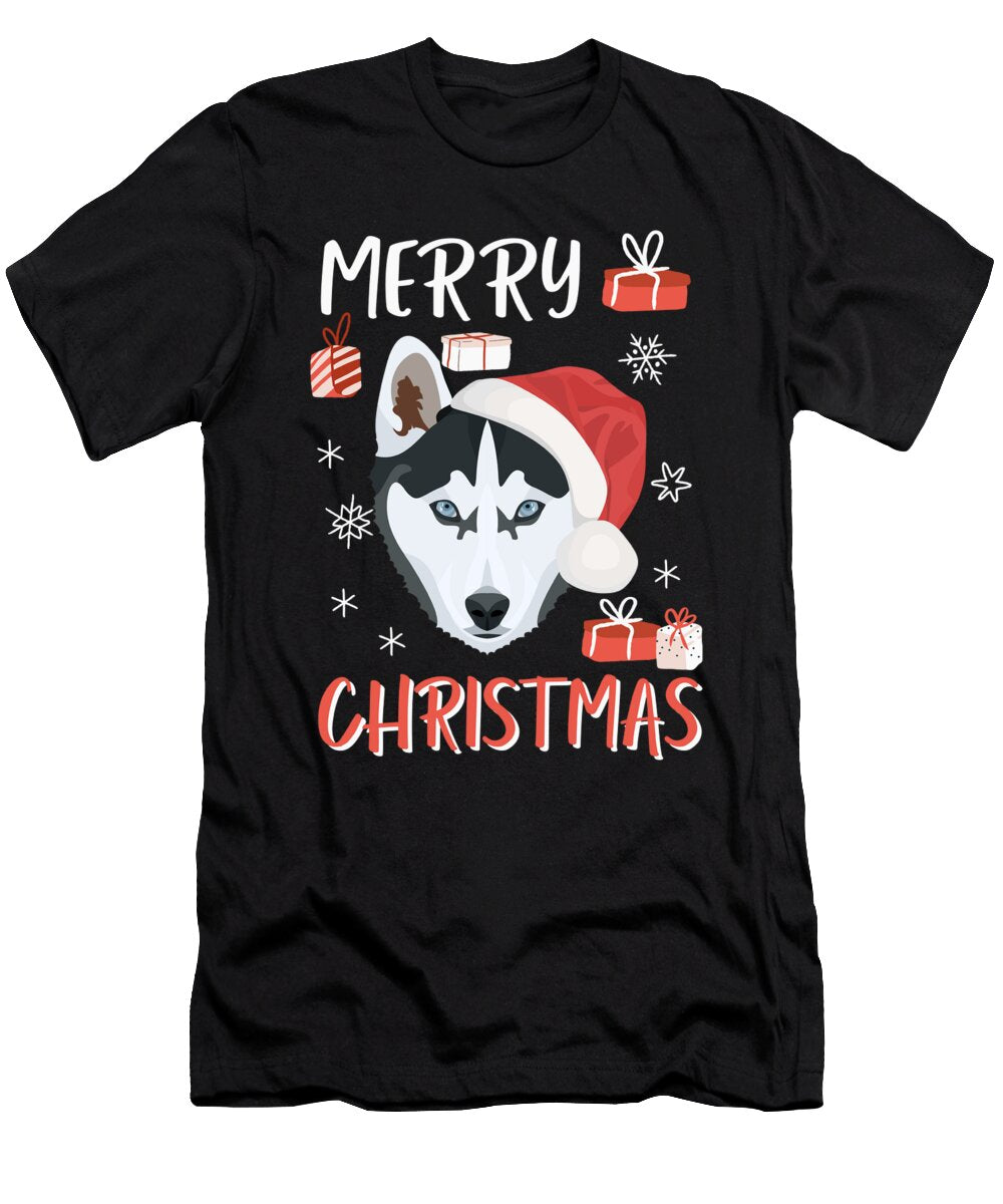 2 Husky Christmas Greenoptix T-Shirt