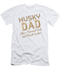 2 Husky Dad Alaskan Husky Dad Dog Lover Kanig Designs T-Shirt