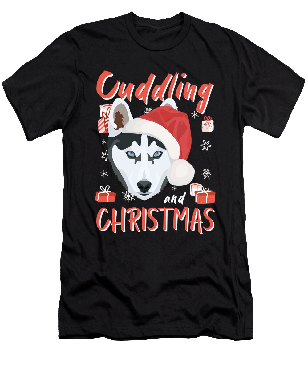 2 Husky Merry Christmas Greenoptix T-Shirt