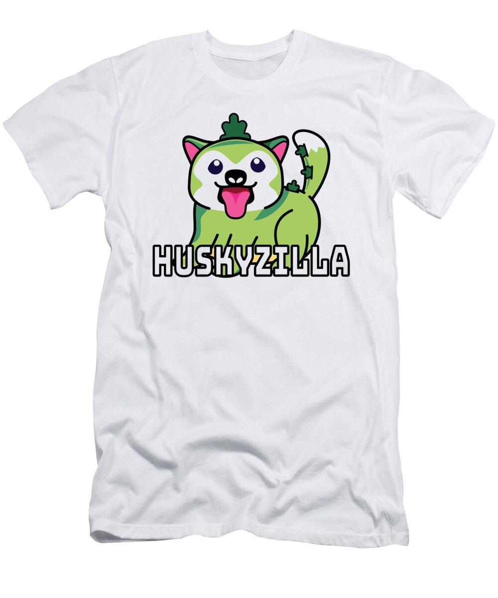 2 Huskyzilla Cute Husky Dog Lover Gift Gift James C T-Shirt