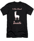 2 I Am Dead Inside As a Funny Cute Llama Alpaca Humor Ari Shok T-Shirt
