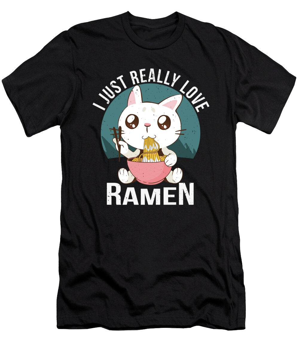 2 I Just Really Love Ramen Anime Kawaii Toms Store T-Shirt