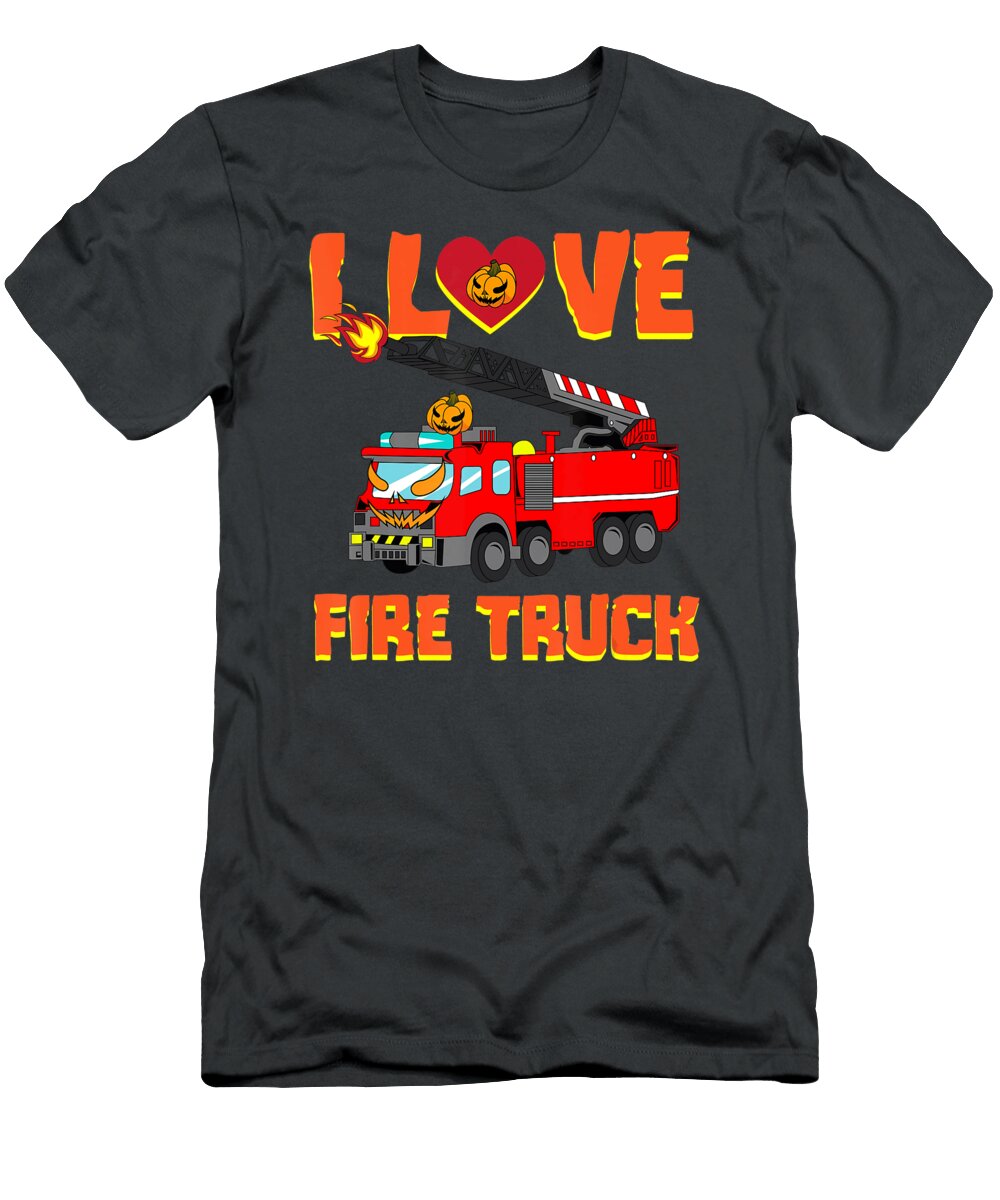 2 I Love Fire Truck Anh Nguyen T-Shirt