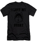 2 I Love My Husky Dogs Puppy Animal Owners Doggie Pet Lovers Rescue Dog Gift Thomas Larch T-Shirt