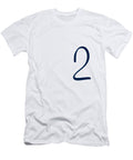 2 in Oxford Blue Simple Script Custom Home Fashions T-Shirt