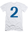 2 in Sega Blue Typewriter Style Custom Home Fashions T-Shirt