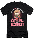 2 Just a Girl Who Loves Anime and Ramen Steven Zimmer T-Shirt