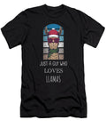 2 Just a Guy Who Loves Llamas Cynto T-Shirt