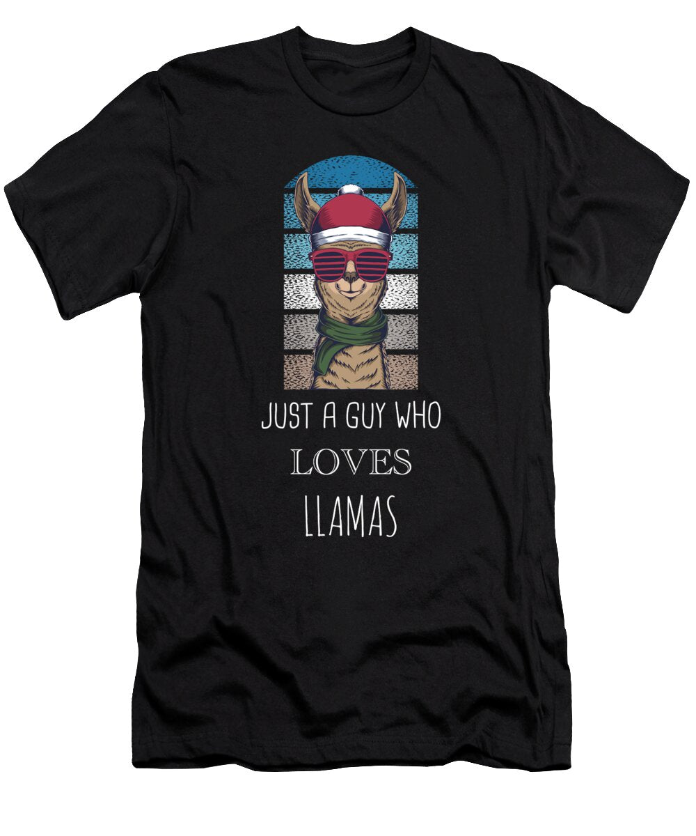 2 Just a Guy Who Loves Llamas Cynto T-Shirt