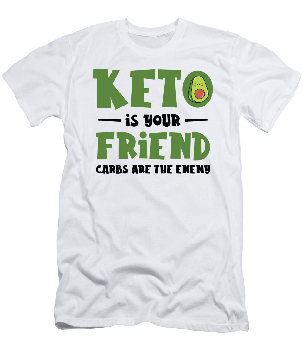 2 Keto Diet Nutritionist Avocado Fruit Dietitian Food Toms Store T-Shirt