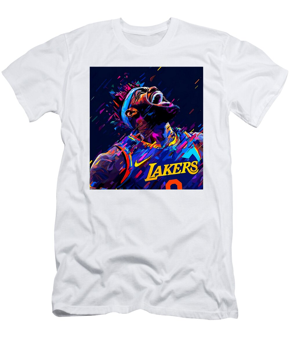 2 Lebron James in Vibrant Colors Kenvin Tran T-Shirt