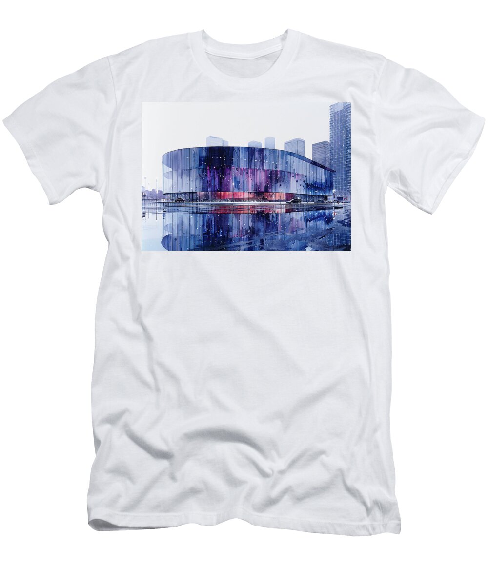 2 Little Caesars Arena Detroit Detroit Red Wings Arena NHL Detroit Cityscape Cityscape Giunia Sigworth T-Shirt