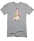 2 Llama Drinking Beer Amir Faysal T-Shirt
