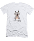2 Llamaste Meditate and Flow Llama Doing Yoga David Sechovicz T-Shirt