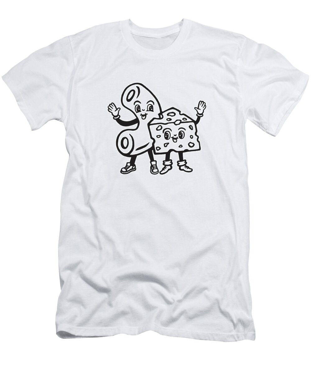 2 Macaroni and Cheese Characters Csa Images T-Shirt