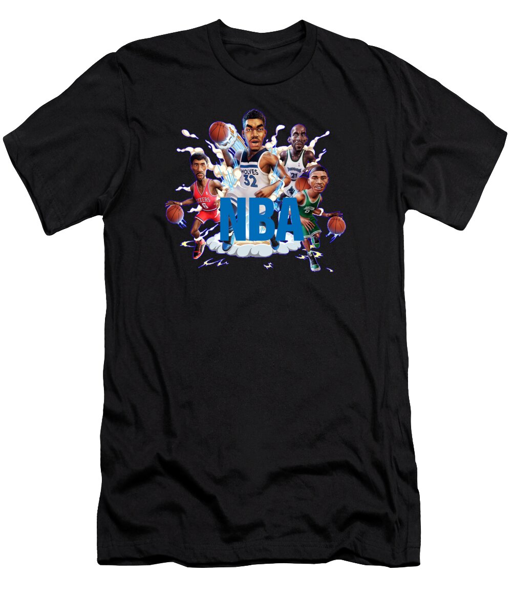 2 NBA National Basketball Association Jass Icha T-Shirt