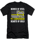 2 Nerve Steel 911 Dispatchers Heart of Gold Police Florian Dold Art T-Shirt