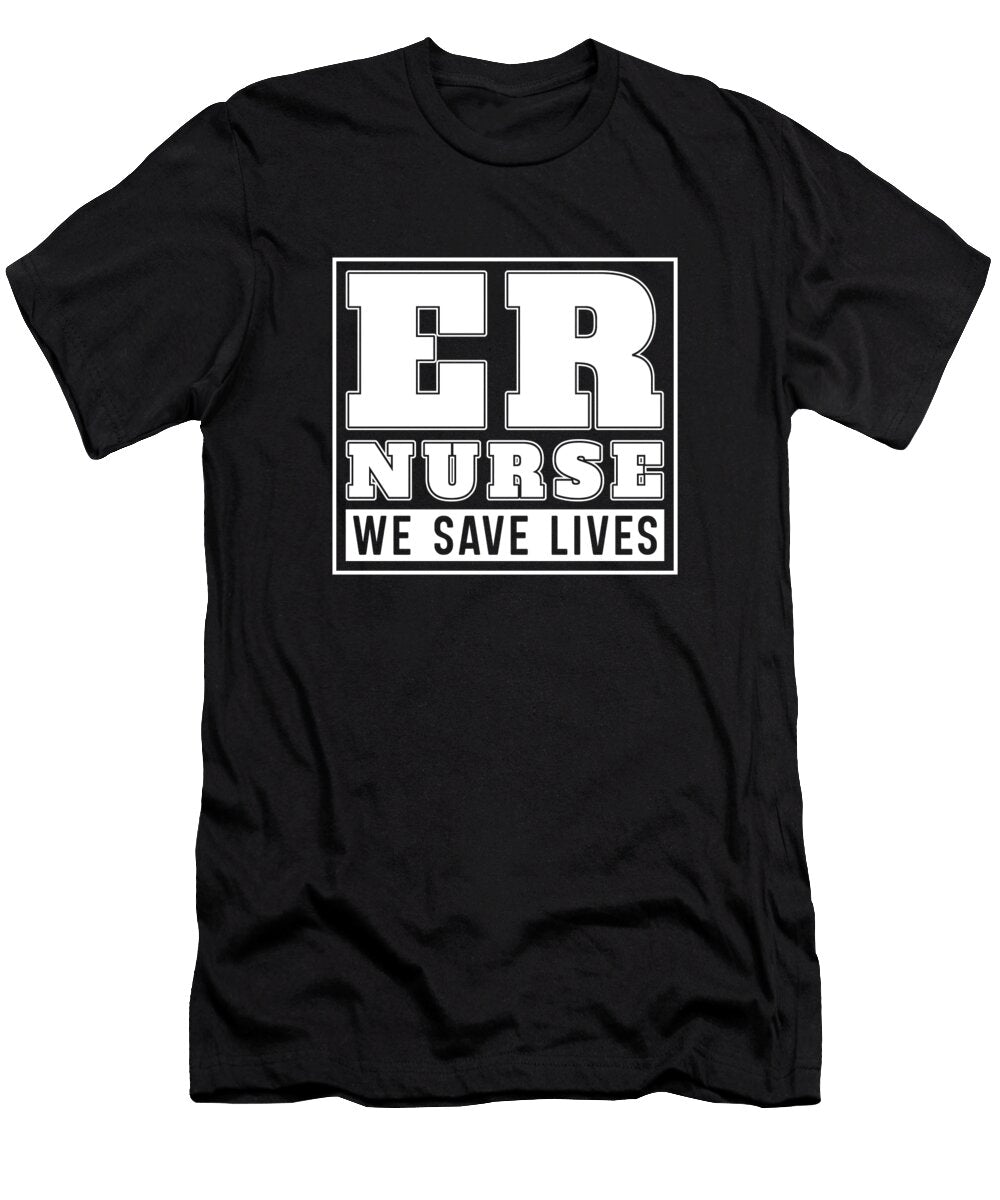 2 Nursing Hospital Caretaker Emergency Nurse Crazy Squirrel T-Shirt