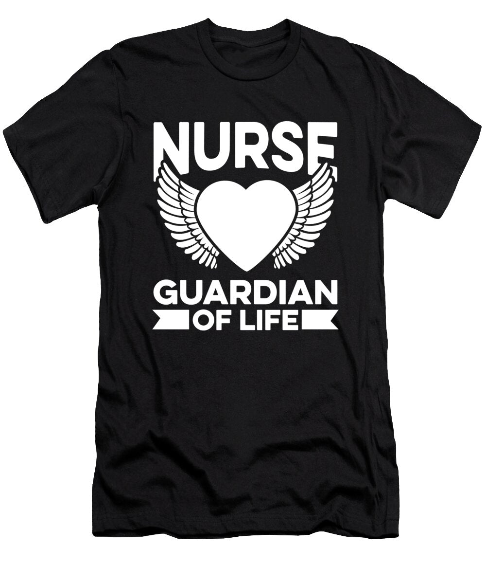 2 Nursing Nurse Caretaker Hospital Angel Spiritual Crazy Squirrel T-Shirt