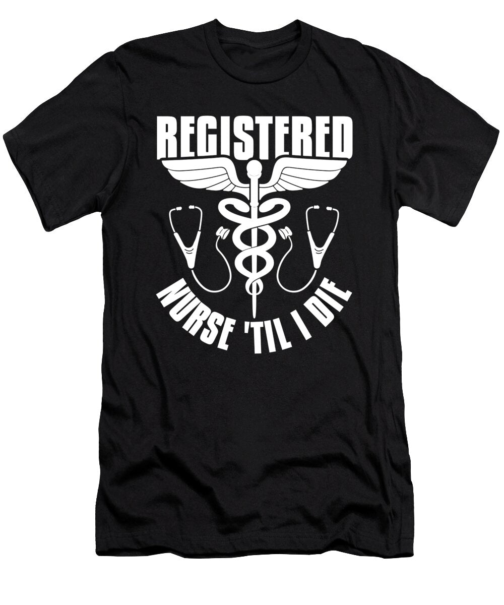 2 Nursing Rn Hospital Caretaker Registered Nurse Crazy Squirrel T-Shirt