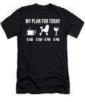 2 Pet Poodle Dog Puppy My Plan for Today Lukas Davis T-Shirt
